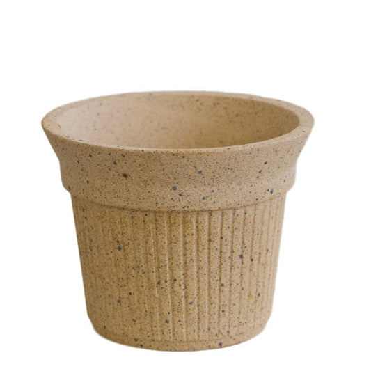 Brulee Cup planter -Marrakech (brown)Claywares