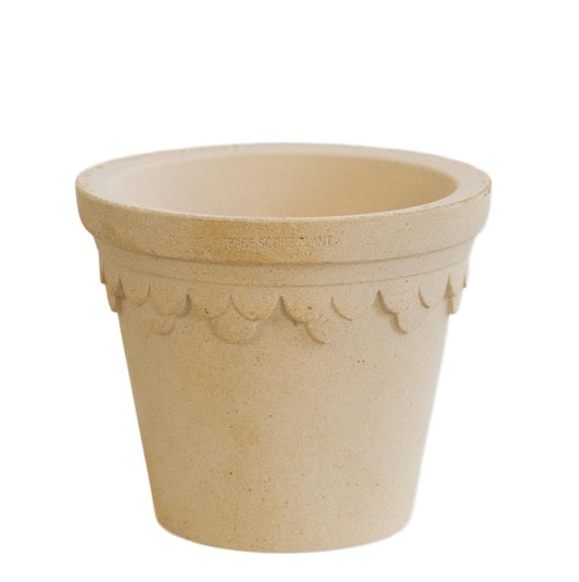 Clover planter - Elizabeth(white)Claywares