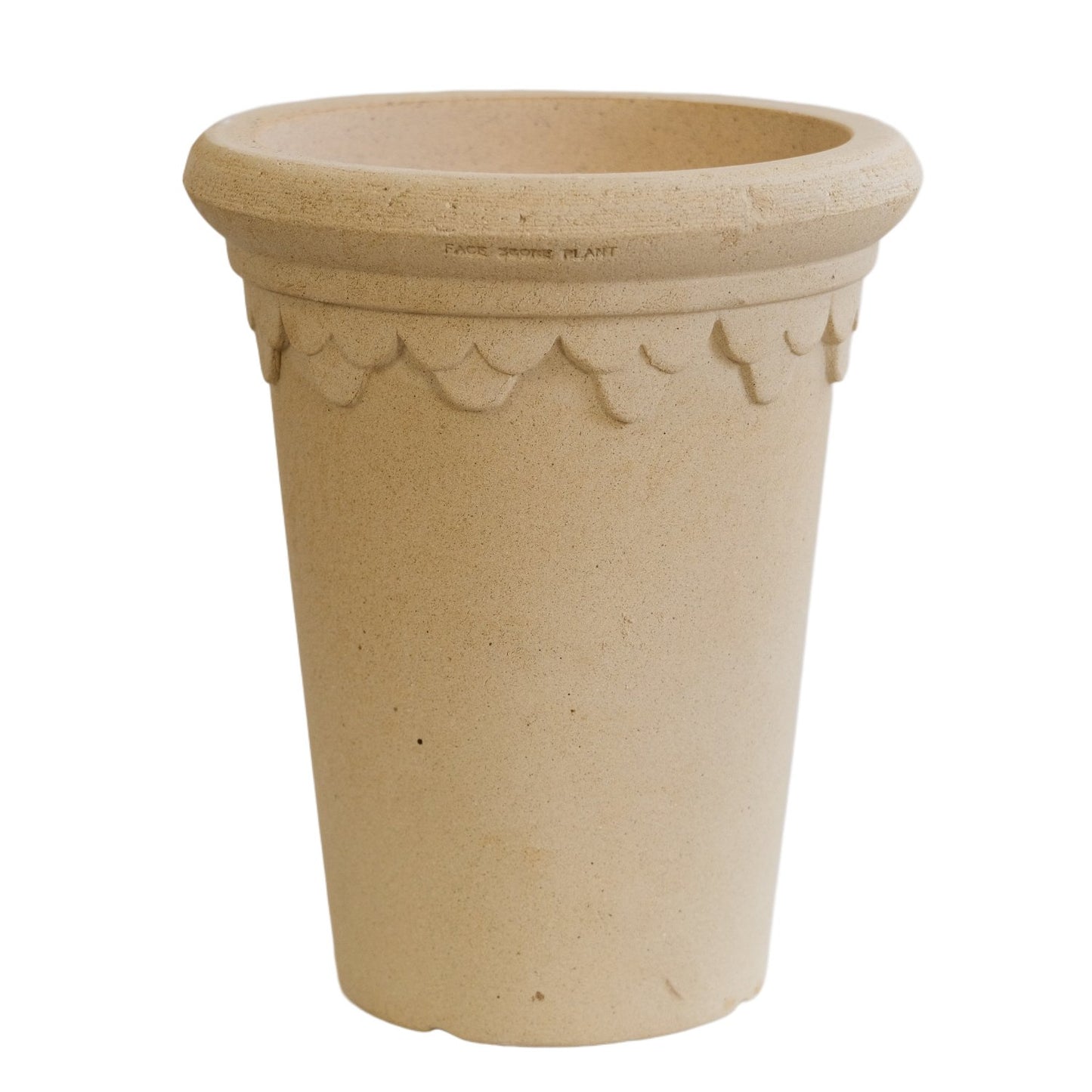 Clover (Tall) planter - Elizabeth(white)Claywares