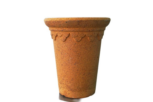 Clover (Tall) planter - Marrakech(brown)Claywares