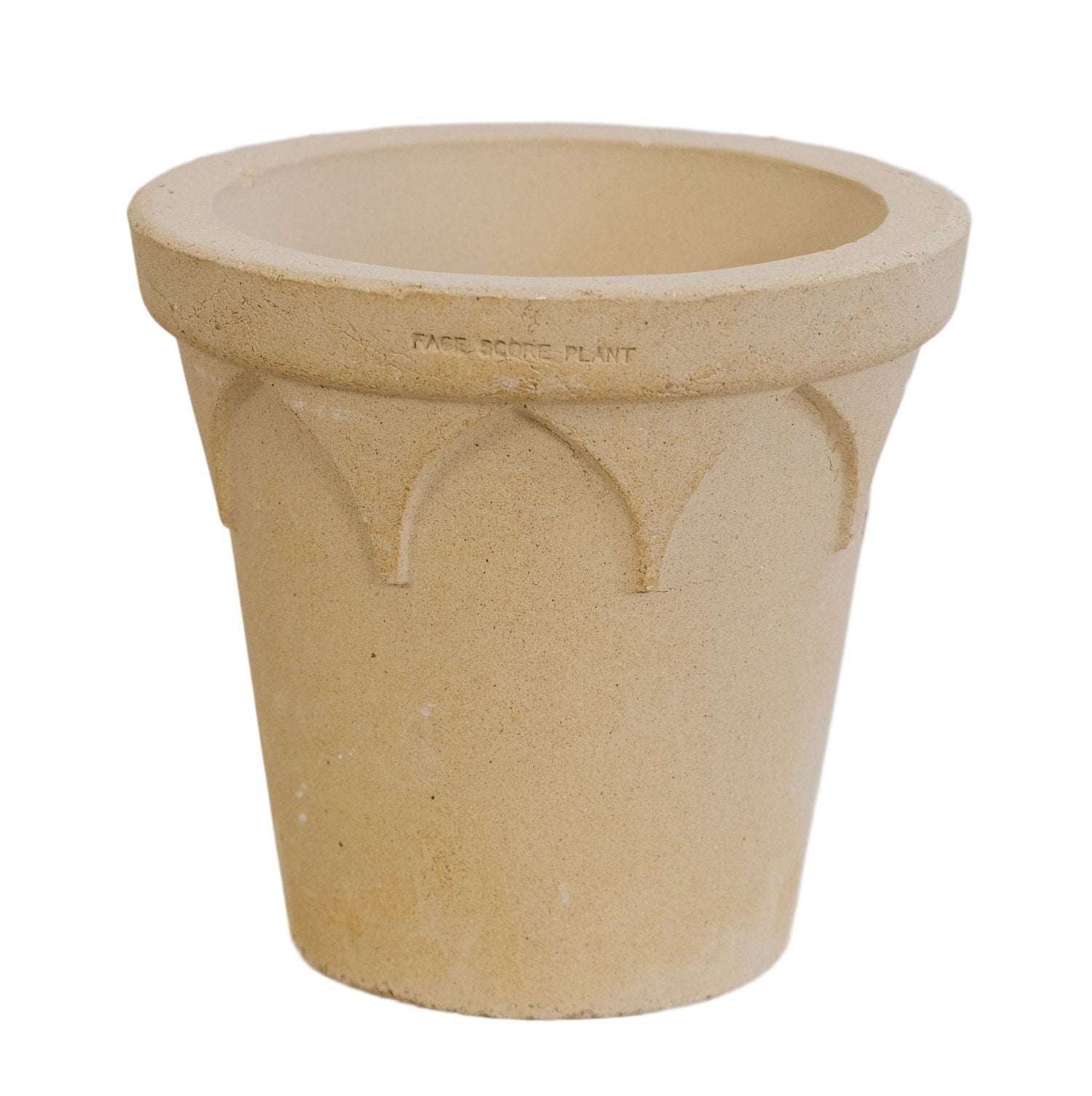 Crown Pot planter - Elizabeth(white)Claywares