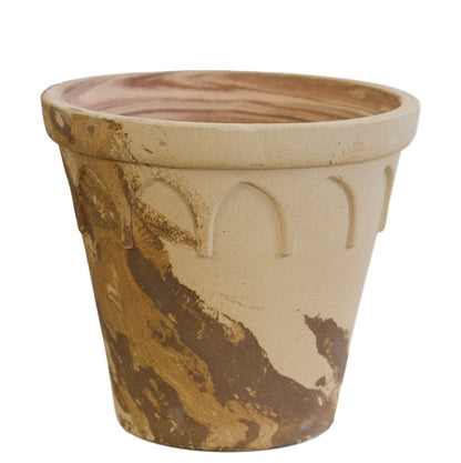 Crown Pot planter - White Russian (blend)Claywares